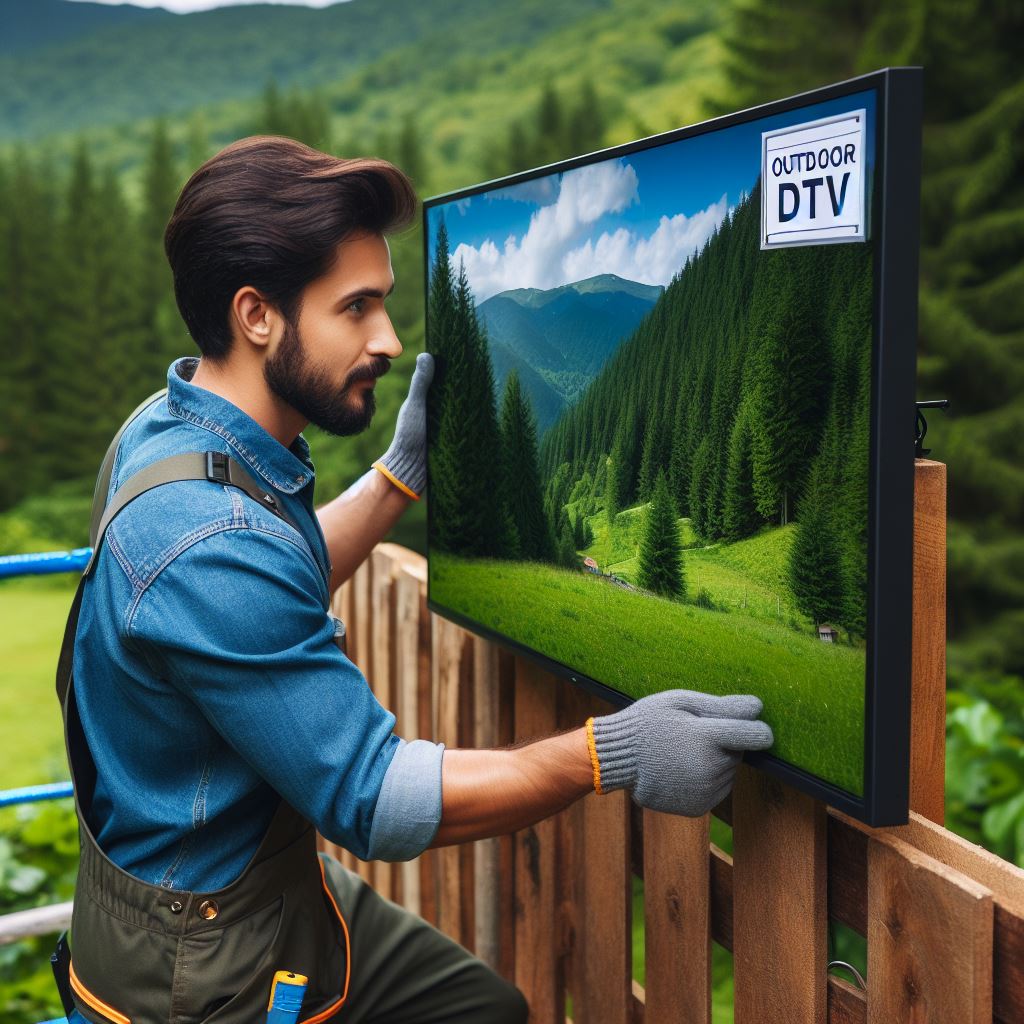 Mounting an Outdoor TV