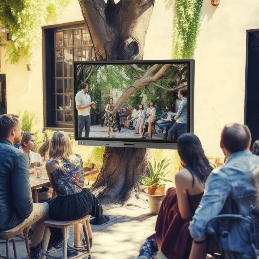 What is the best way to mount a tv outdoors?