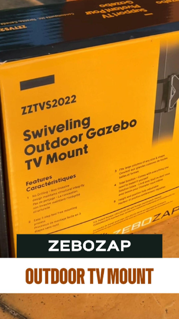 Zebozap Outdoor TV Mount