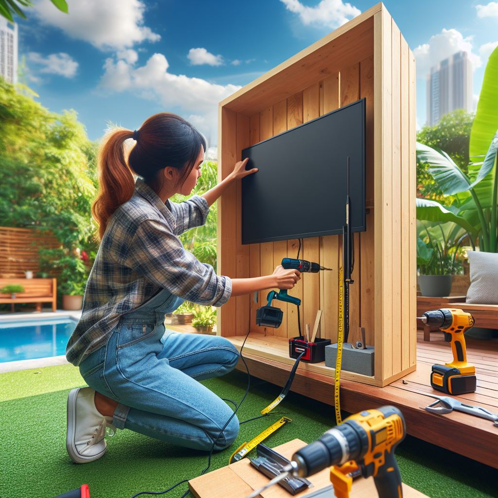 Can you build a DIY outdoor tv enclosure?