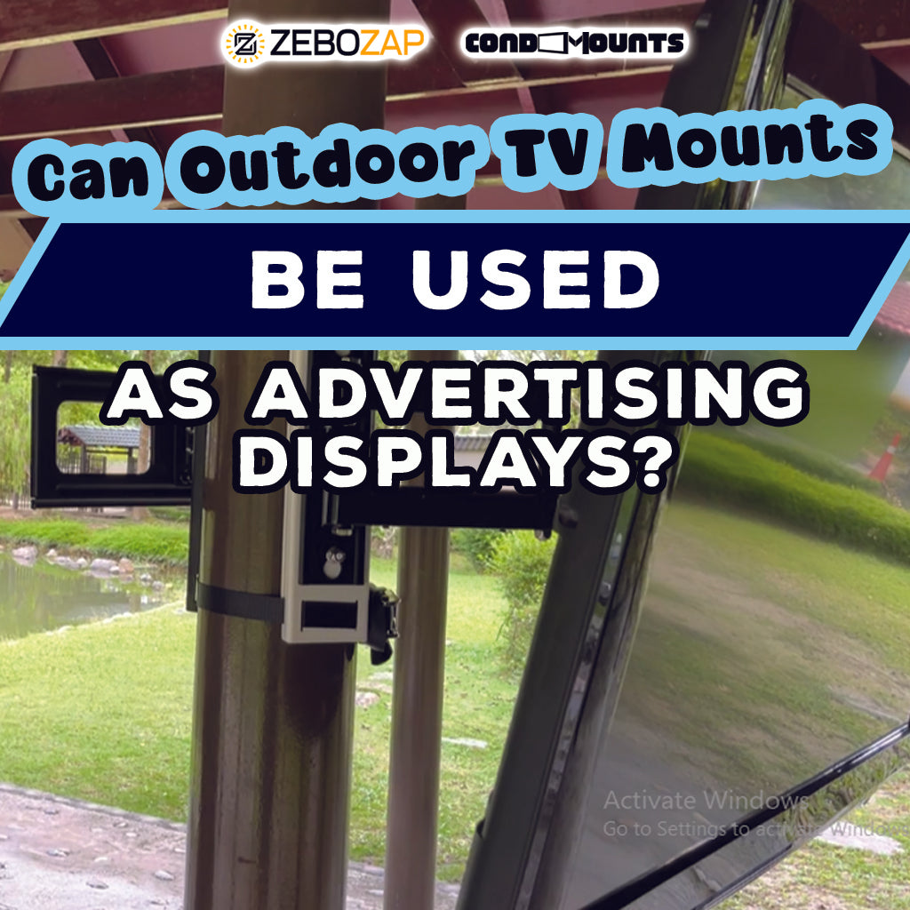 Can Outdoor TV Mounts Be Used for Advertising Displays?
