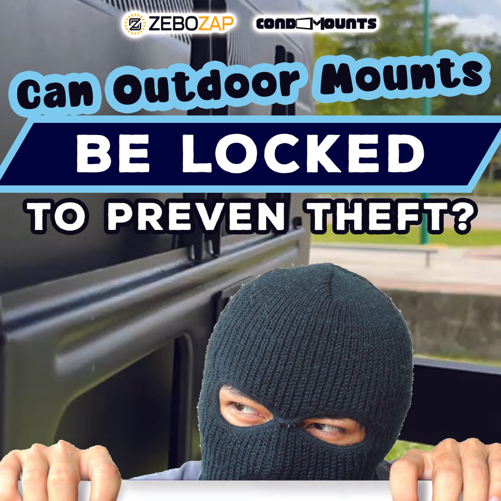 Can Outdoor Mounts Be Locked to Prevent Theft?