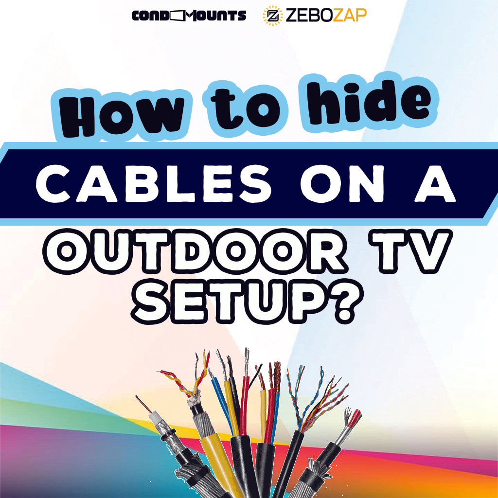 How to Hide Cables in an Outdoor TV Setup
