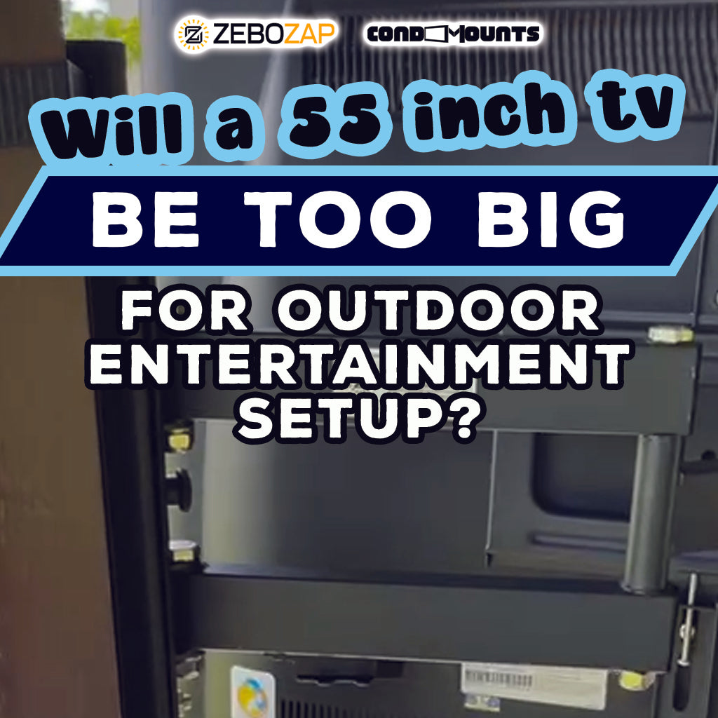 Bigger is Better? Pros and Cons of a big TV for Your Outdoor Entertainment Setup