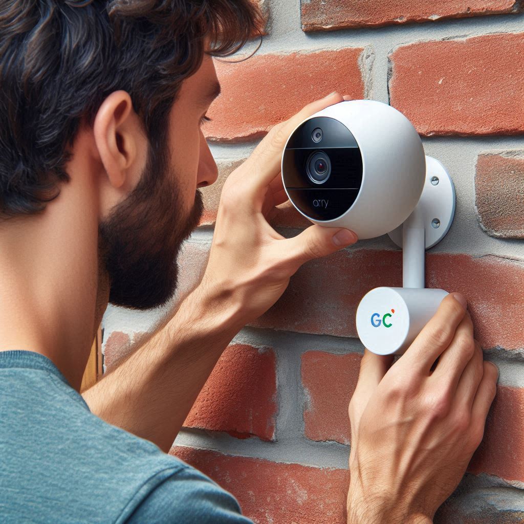 How to mount google nest outdoor camera to brick?